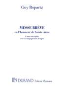 Messe Brève en l'honneur de Sainte Anne